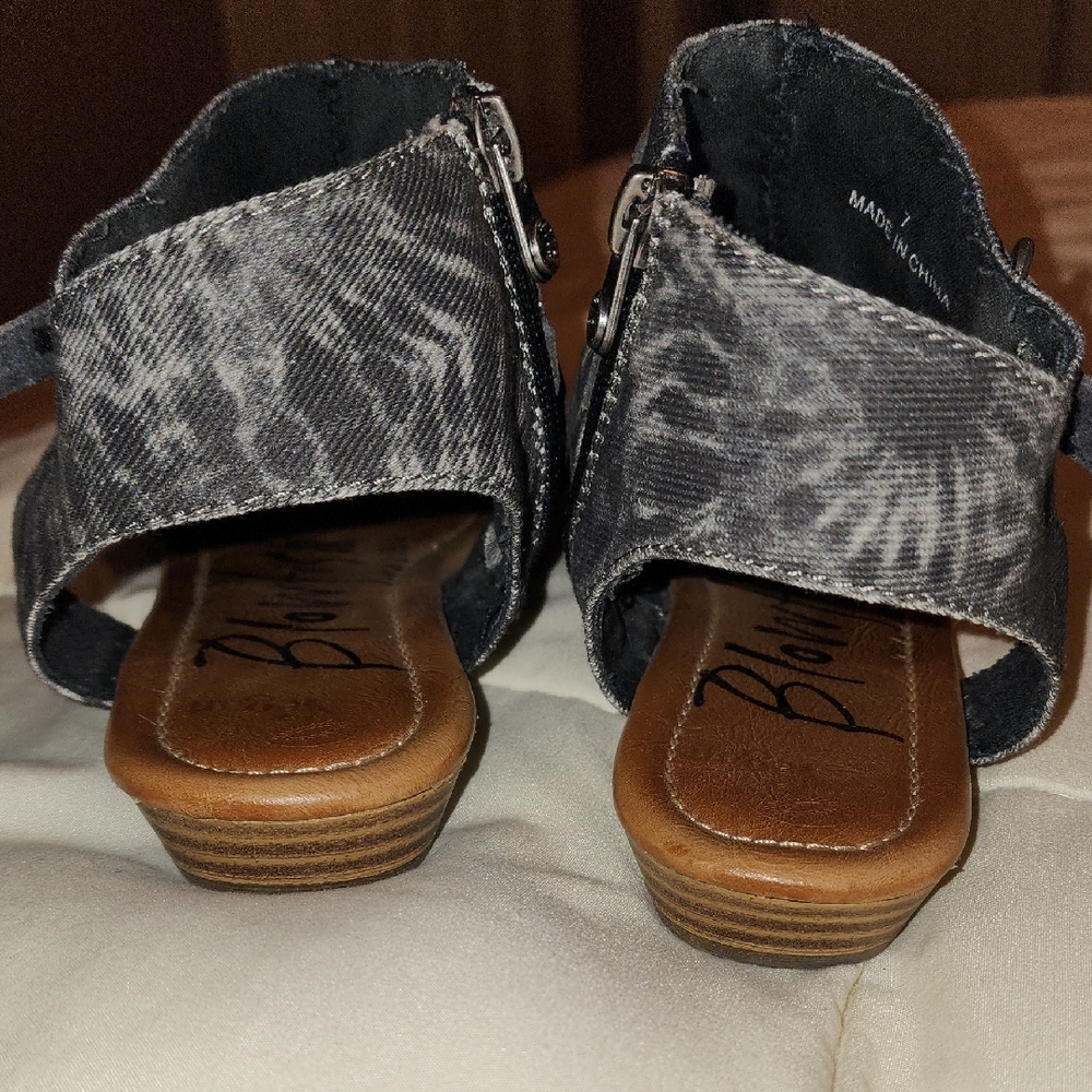 BLOWFISH MALIBU Black & Gray Women's Sandals - Picture 5 of 12
